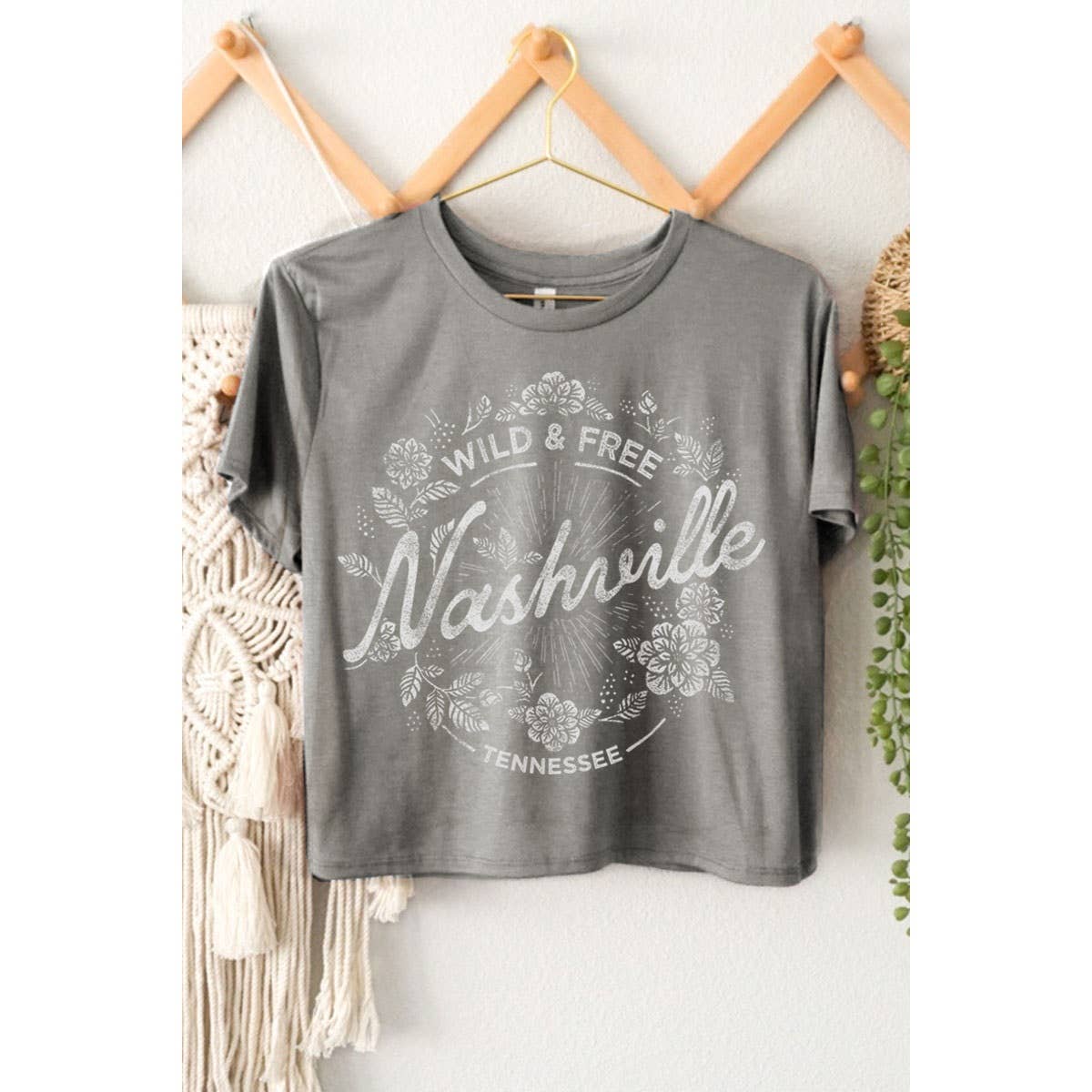 HRTandLUV - Vente T-shirt à imprimés – femme - HAUT COURT À MOTIF WILD FREE4