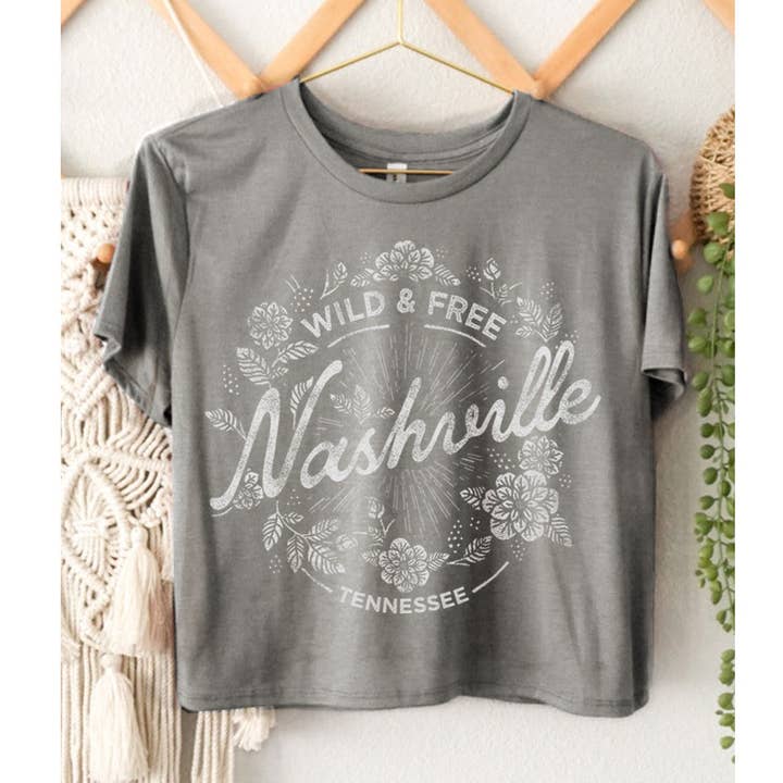 HRTandLUV - Vente T-shirt à imprimés – femme - HAUT COURT À MOTIF WILD FREE4