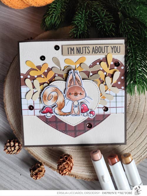 Impronte D'Autore - Wholesale Rubber/Decorative Stamp - Clear polymer stamps Nutty Explorers9