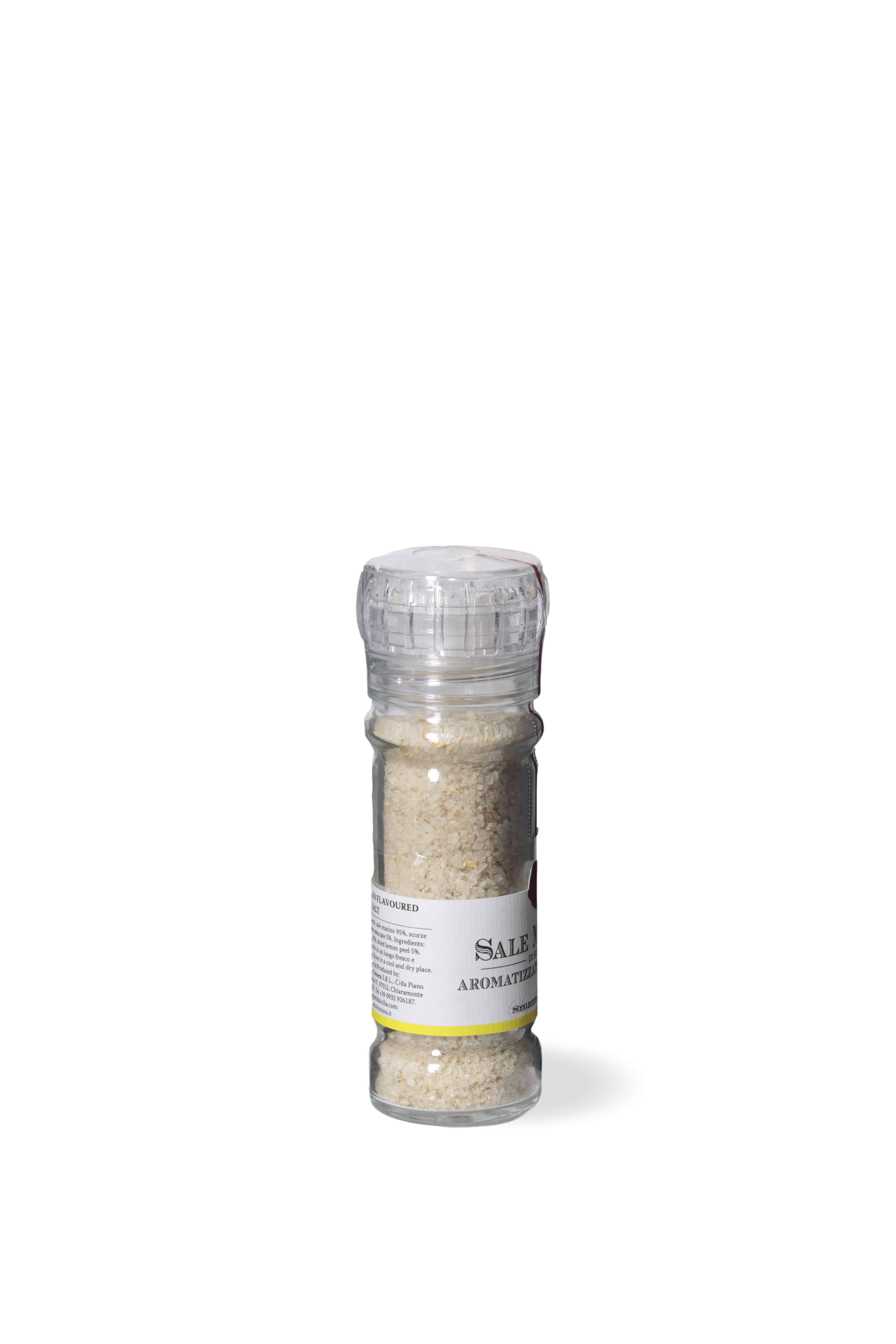 Frantoi Cutrera - Wholesale Salt - Sicilian Sea Salt with Lemon in Grinder2