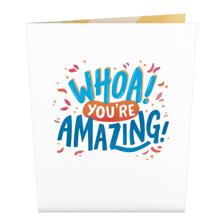 Lovepop Cards - Wholesale Congratulations Card - Amazing Congrats Trophy: 4.5''x5.9'' Paperpop® Card