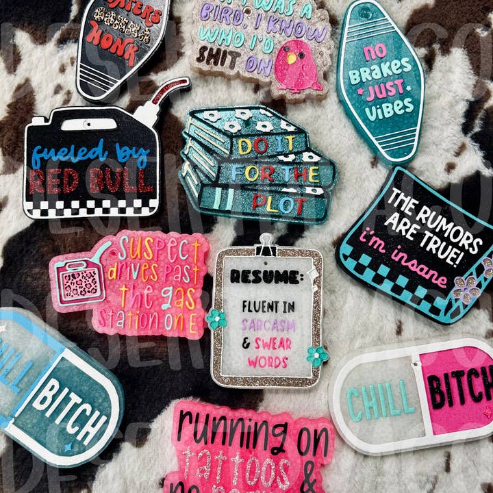 Desert Diva Co - Wholesale Air Freshener - Snarky/Funny Themed Car Freshie Grab Bag