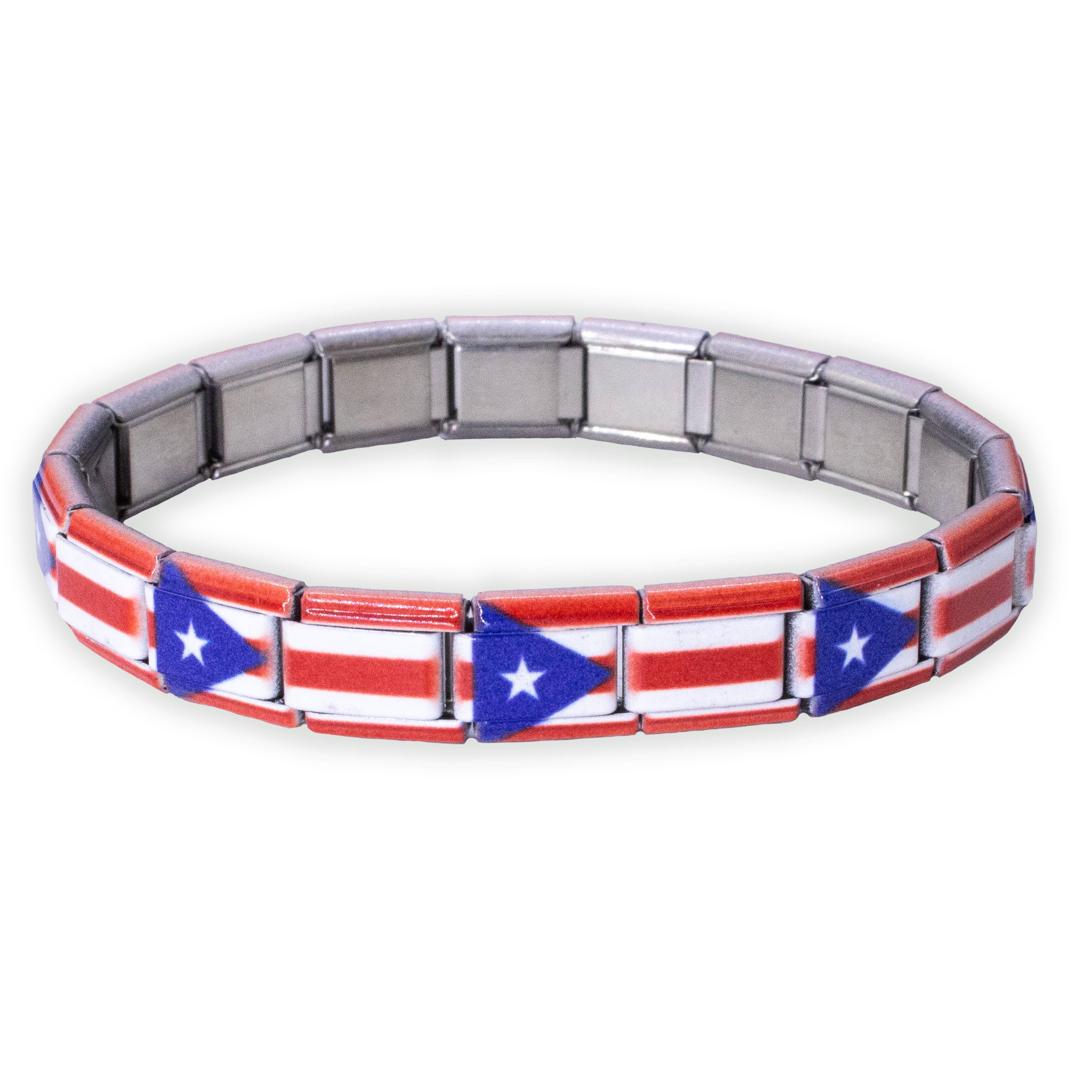 Natalia - Wholesale Charm/Dangle Bracelet - Italian Charm Bracelet Flags - Link Jewelry26