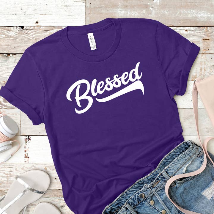 Blessed Christian T-Shirt for wholesale by Love Ann Joy Apparel, LLC