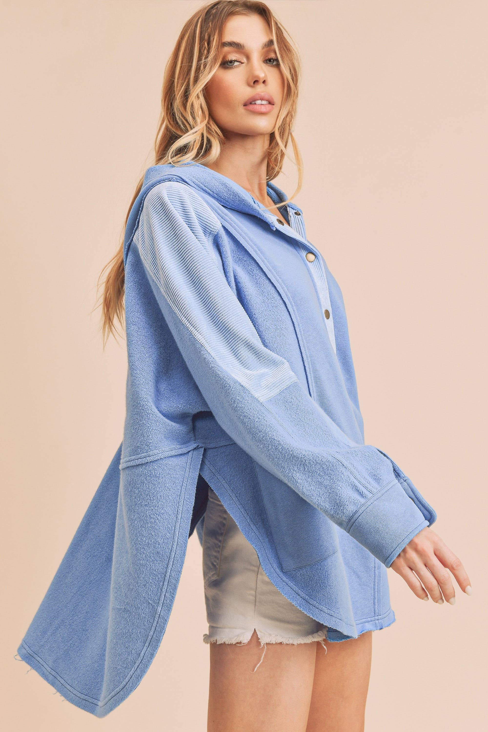 AEMI + CO - Wholesale Hoodie - Dames - 545AK Dove trui12