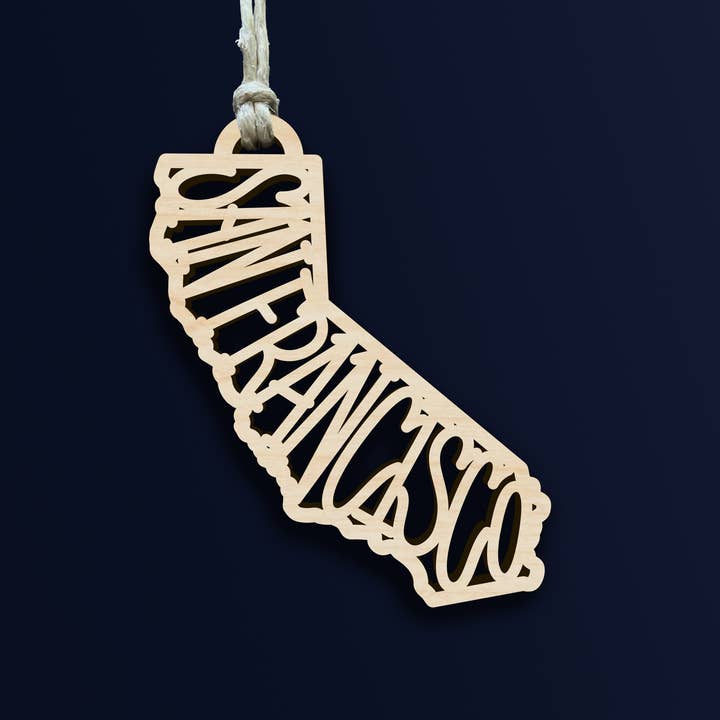 San Francisco, CA Ornament for wholesale by Made by One32