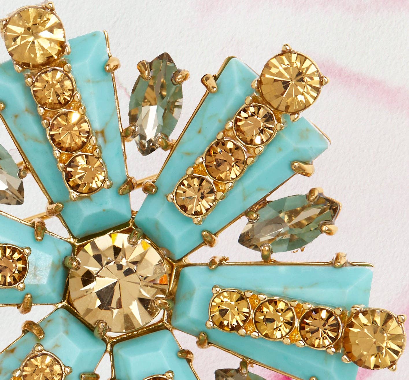 Joanna Buchanan - Wholesale Brooch - Starburst brooch, turquoise2