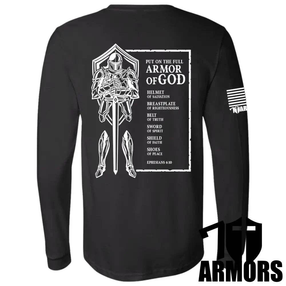 7 ARMORS APPAREL - Wholesale Screen Printed T-Shirt - Men's - FULL ARMOR OF GOD LONG SLEEVE2