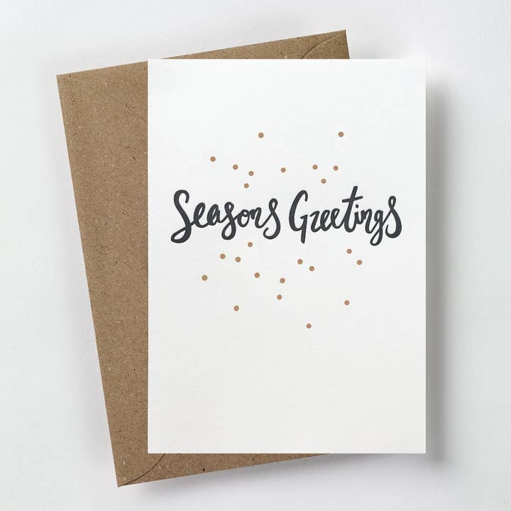 Biglietto d'auguri stagioni per la vendita all'ingrosso da parte di over the c.