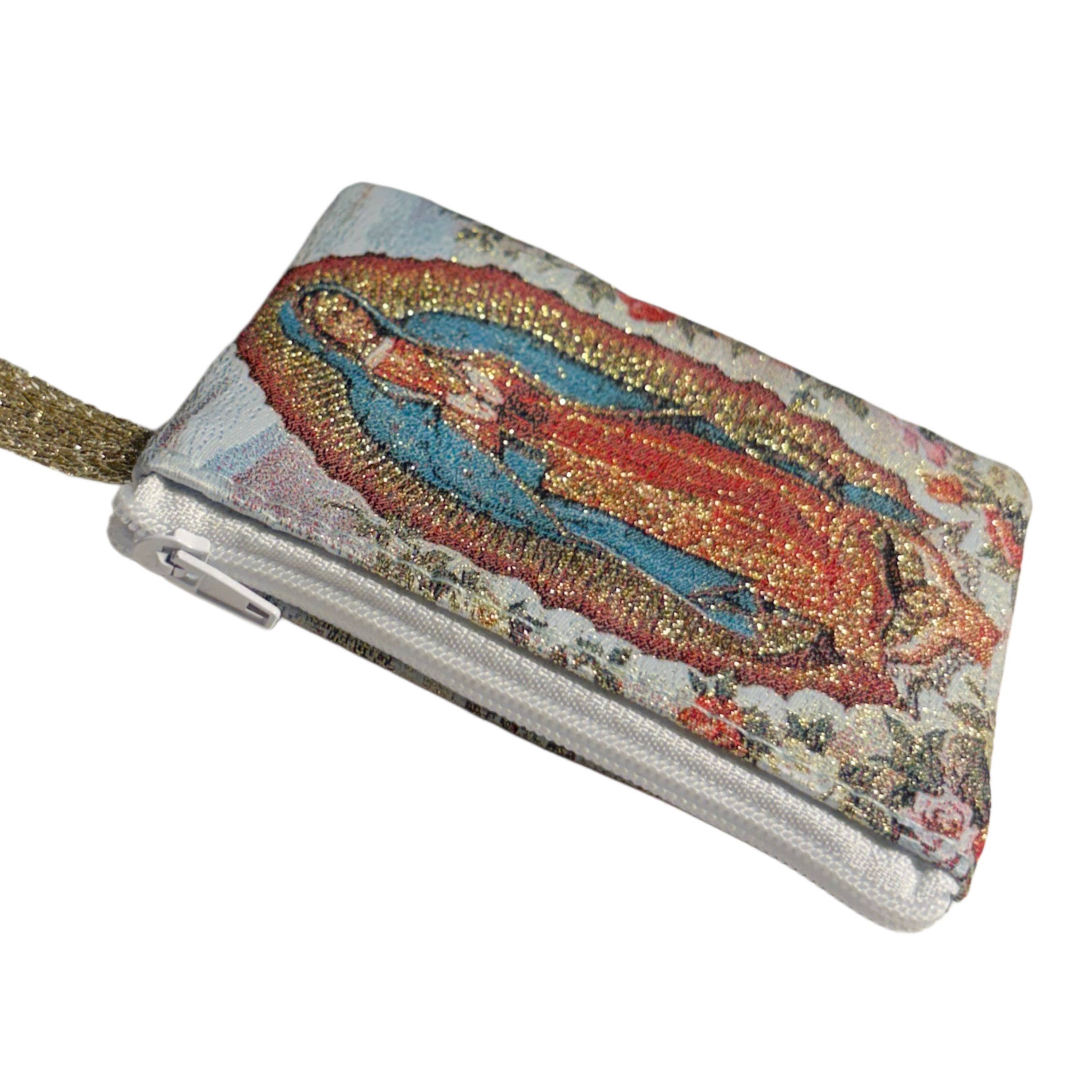 Oremus Mercy - Wholesale Pouch - Unisex - Rosary Pouch - Our Lady of Guadalupe 3″ x 4″3