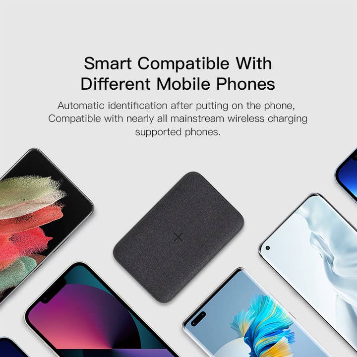 Azul Banco de energía inalámbrico ORSEN EW35, PD 18W, 10000mAh, 10W, negro de venta al por mayor en Faire5