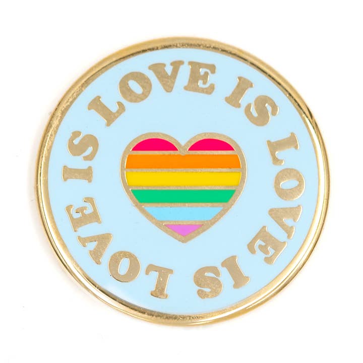 These Are Things - Wholesale Lapel pin/button - Love Is Love Pride Pin0