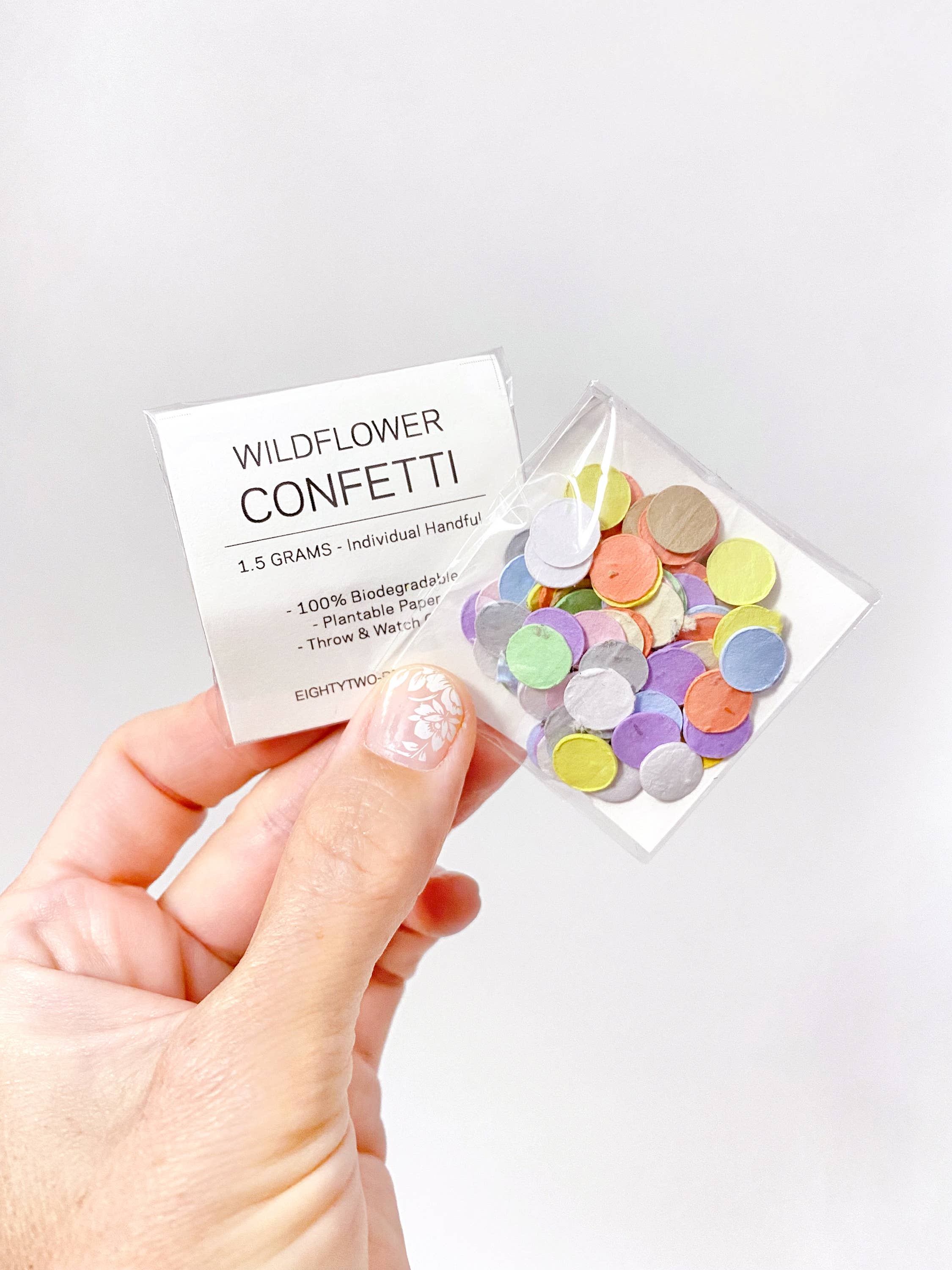 Studio 82° - Vendita all'ingrosso Coriandoli - Confetti Mini di Semi di Fiori Selvatici - Arcobaleno3