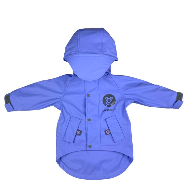 Grubbybub - Wholesale Raincoat – Kids - All-Weather Jacket with Mud Guard3