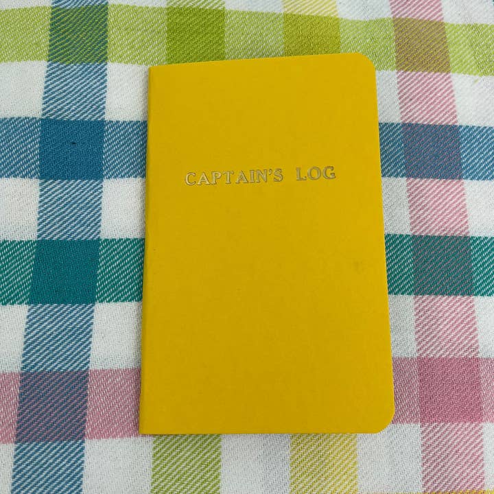 Captain's Log Pocket Notebooks for wholesale by Scallywag Letterpress