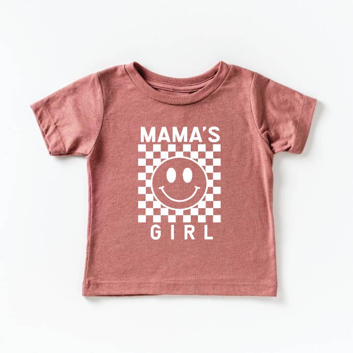 Maglietta a quadretti Mama's Girl per la vendita all'ingrosso da parte di SBG Co.