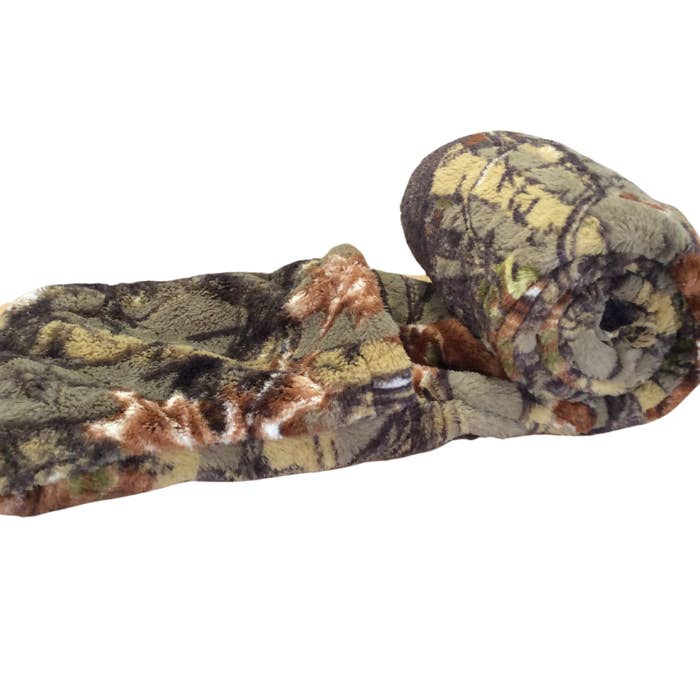 Duke Imports - Wholesale Scarf - Women's - "Woods - Natural" Faux Fur Pocket Scarf4