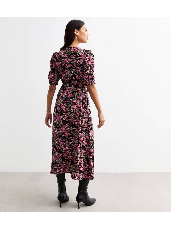 Cutie London - Wholesale Dress - Women's - Floral Print Midi Dress2