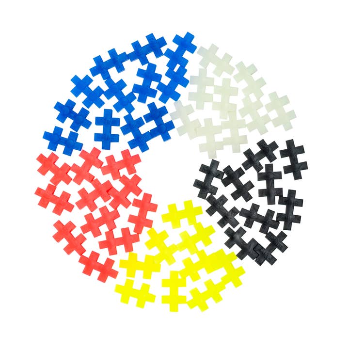 Plus-Plus USA - Wholesale Build-a-Toy - Kids - Tube - Glow Mix1