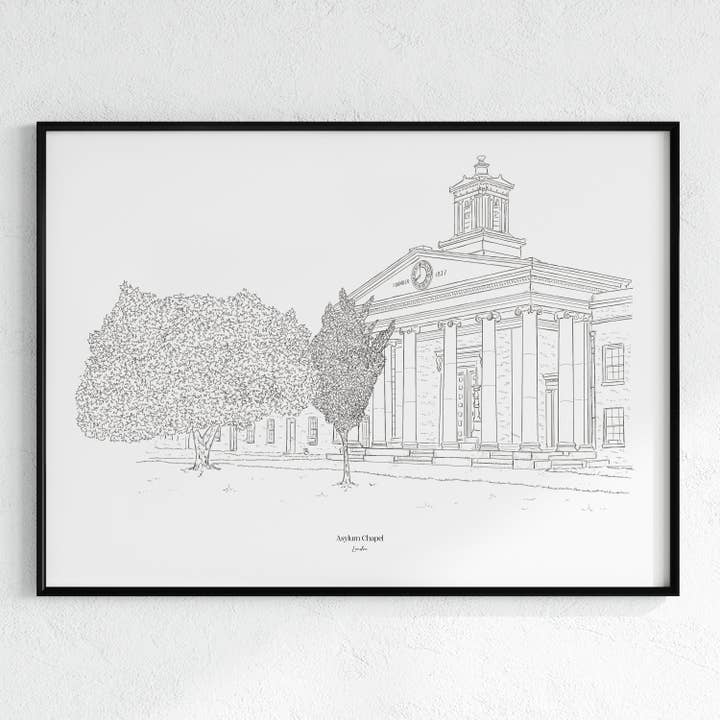 Asylum Chapel, London. for engroshandel hos Morello Press