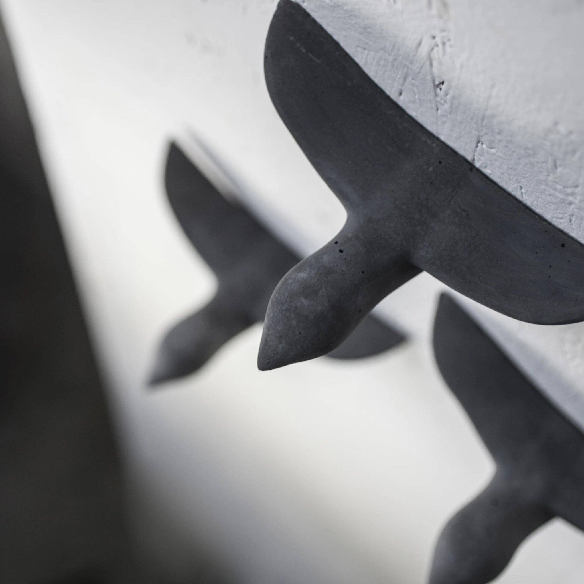 Formpoet - Wholesale Wall Accent - Flock of birds concrete - black (3 birds)1