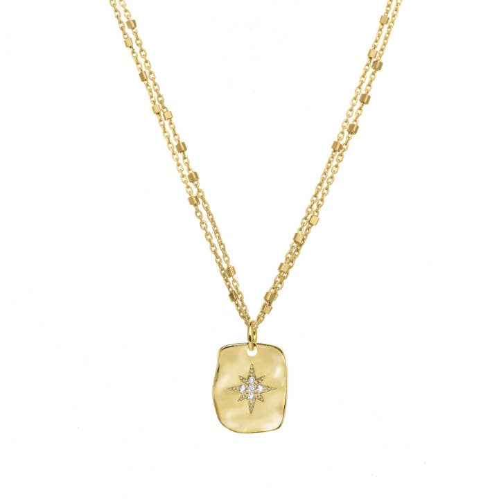 Gouden Starburst hanger ketting voor wholesale door Rachel Reinhardt