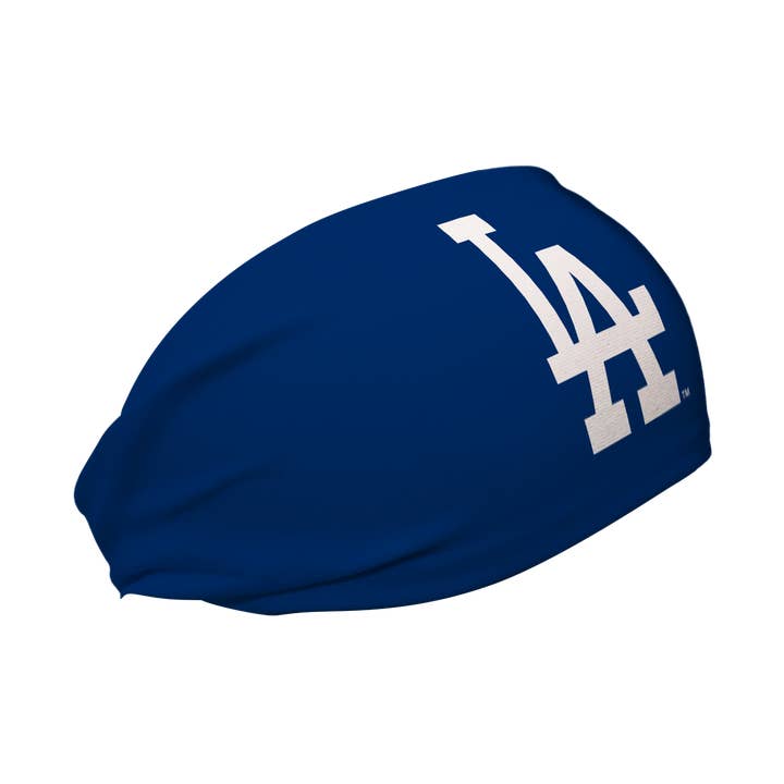 Dodgers Cooling Headband: Navy Cap Logo for wholesale by Vertical Athletics