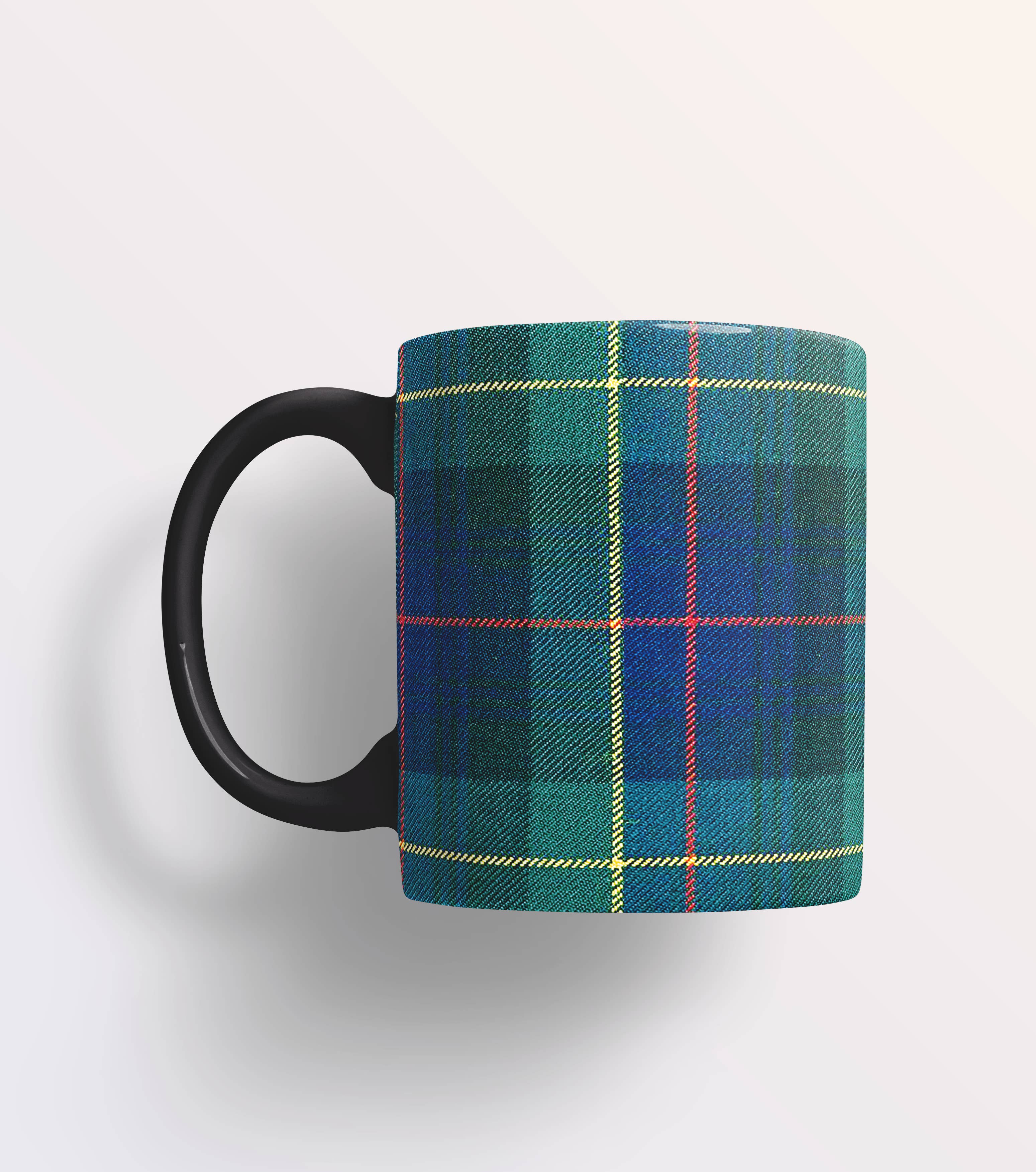 URBAN.ITY SRL - Vendita all'ingrosso Tazza - Tartan Ceramic Mug 325ml - DARK BLUE/GREEN SQUARES