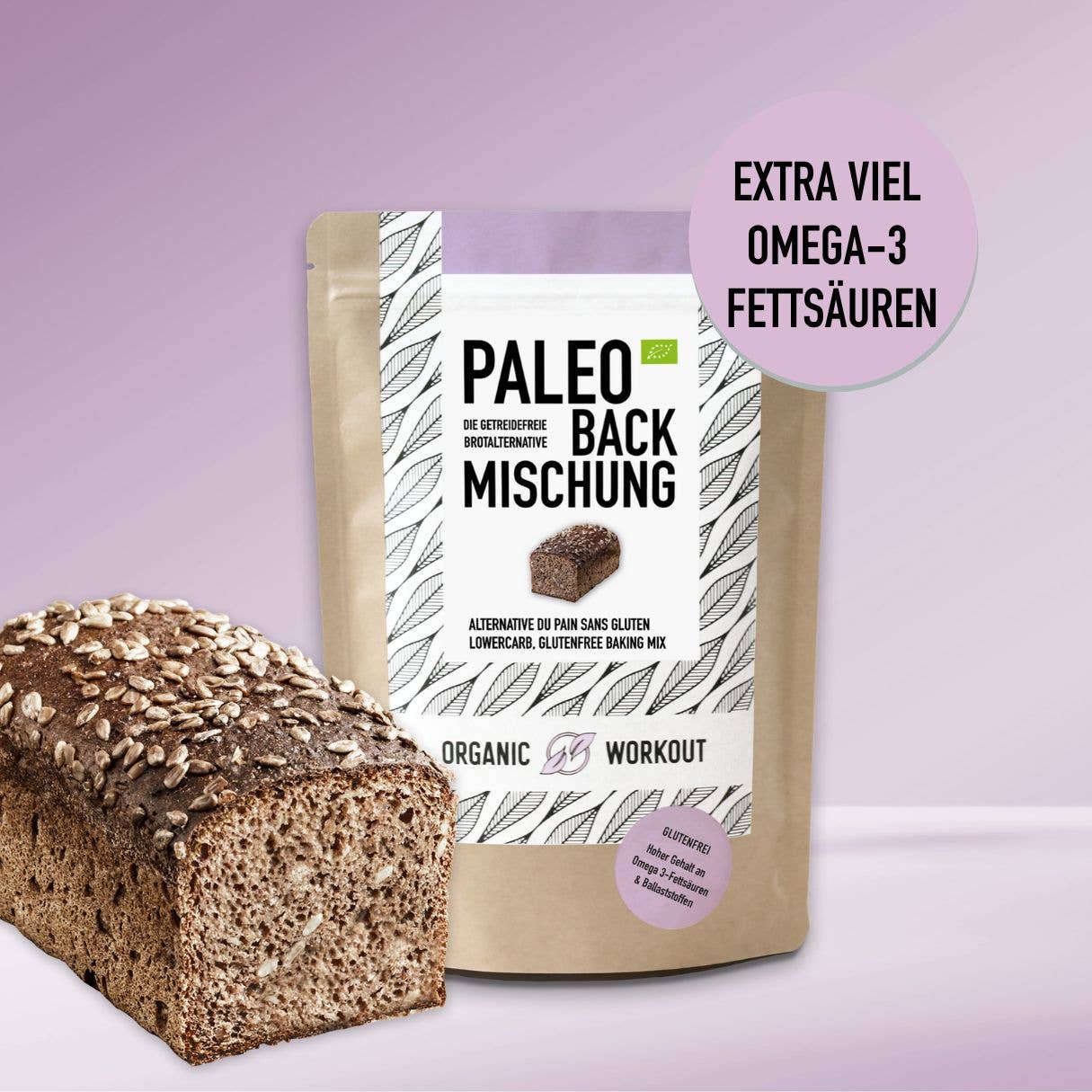 Organic Workout - Vente Mélange pour pain - Mélange de cuisson paléo bio6