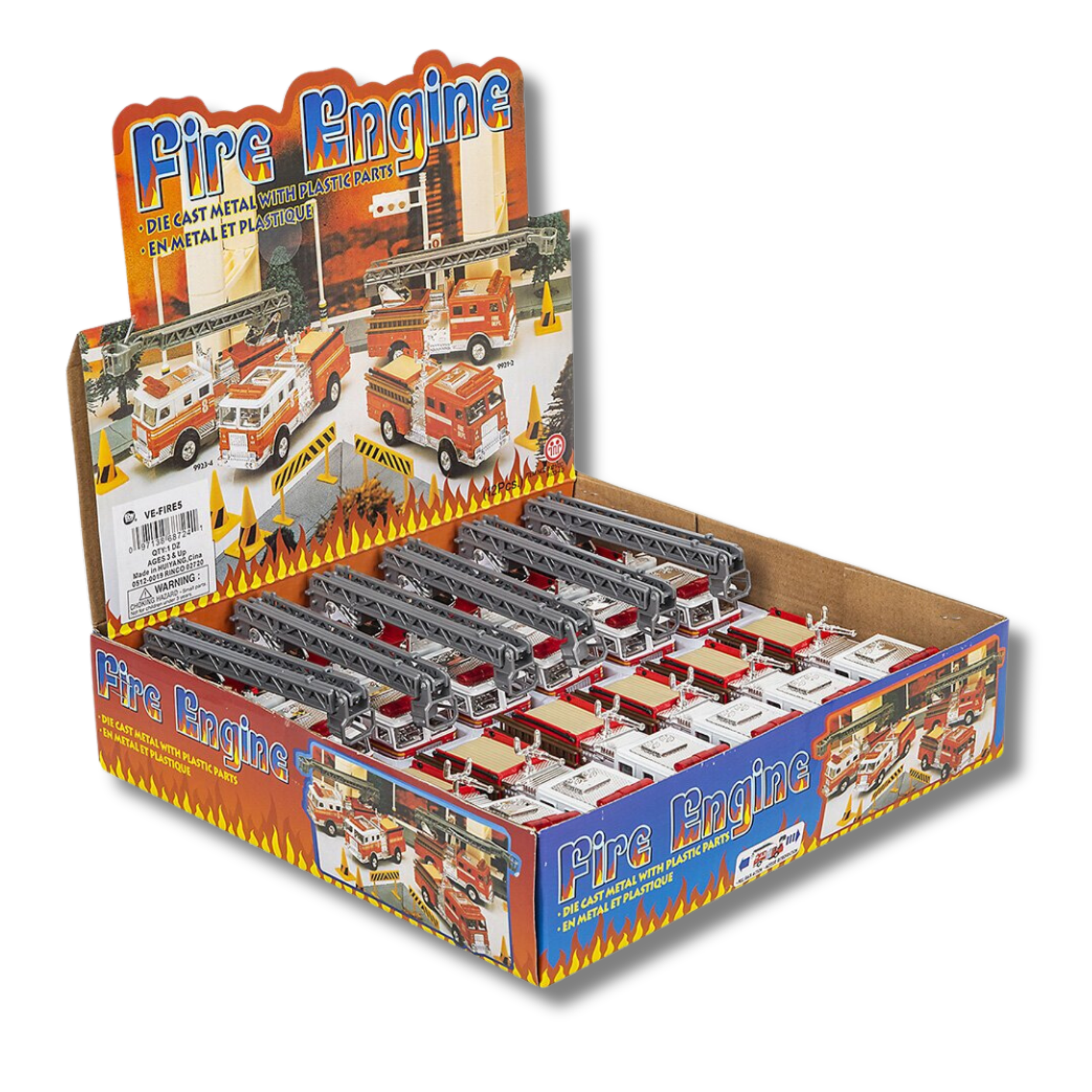 JSBlueRidge Toys - Wholesale Toy Car/Truck - Kids - Die-Cast Pull Back Fire Truck Play Kids Toy4