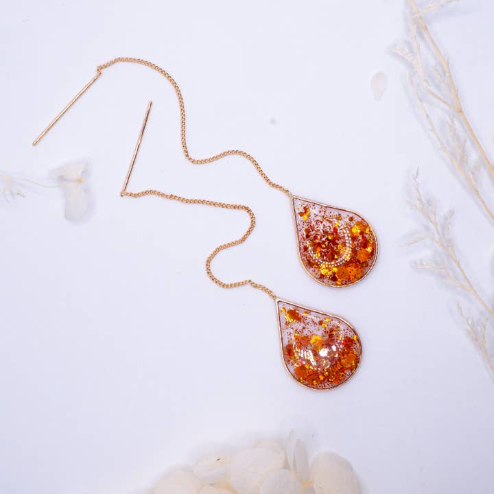 Klaily - Wholesale Dangle earrings - Nắng Cam1