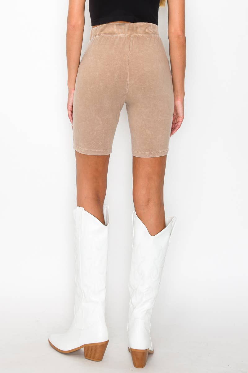 J.Her – Großhandel Sport-Shorts – Damen – Mineral Washed Steady Bikershorts HP503814