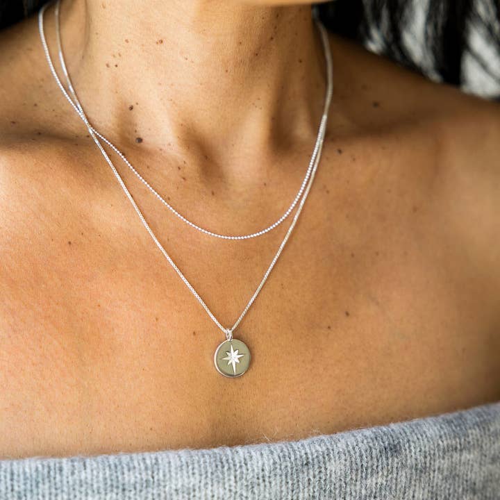 Love Lori Michelle Jewelry - Wholesale Pendant/Charm Necklace - North Star Coin Pendant Necklace1
