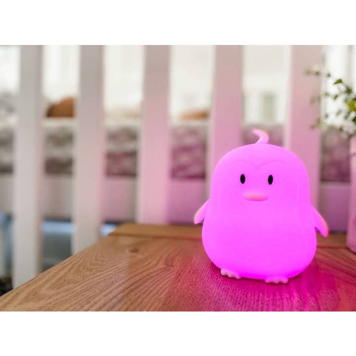 Babystudio - Wholesale Night Light - Kids & Baby - Soft Silicon Night Light - Penguin2