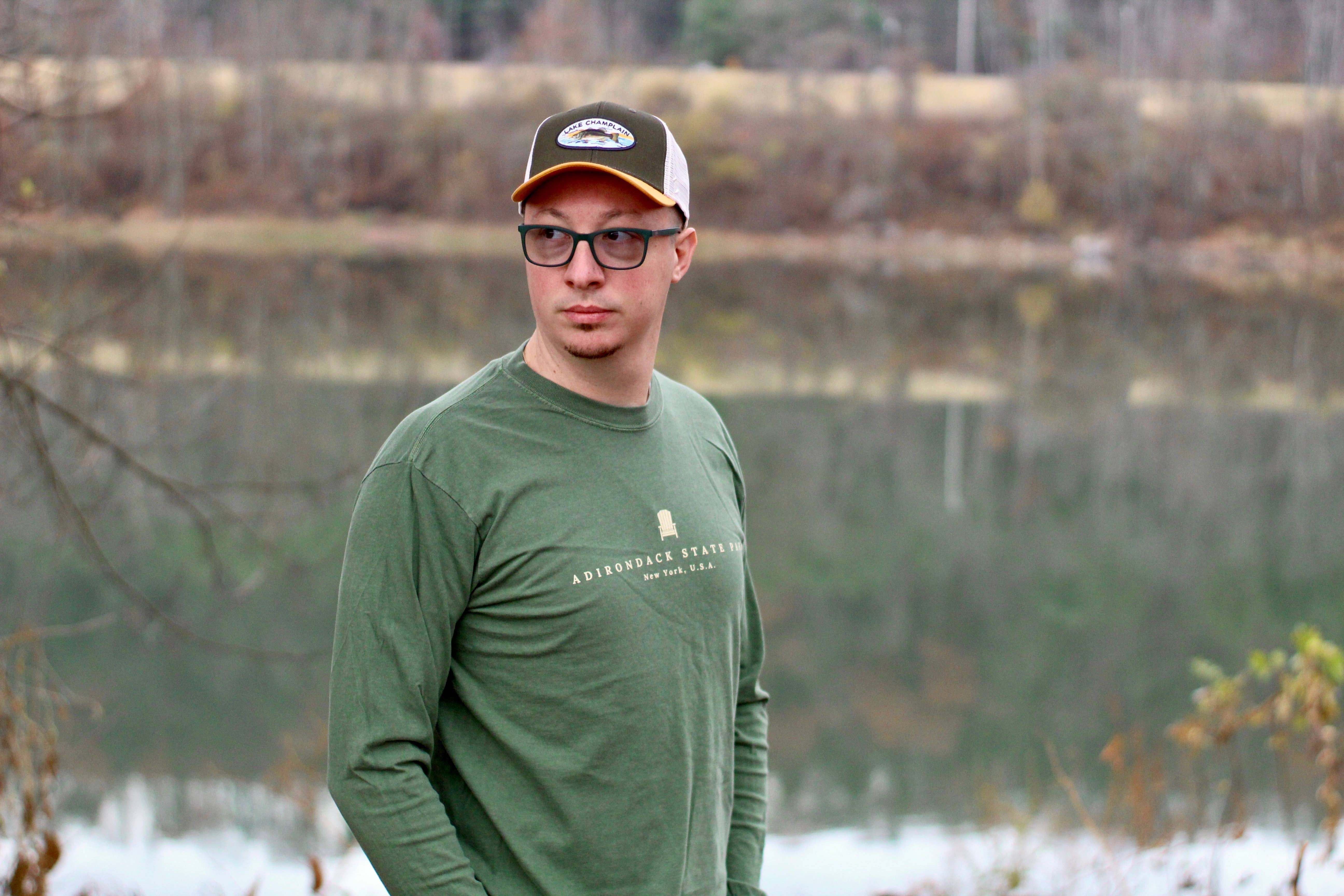 Just Wandering Co. - Wholesale Screen Printed T-Shirt - Women's - Adirondack Park Long Sleeve Shirt | Plattsburgh, New York |1