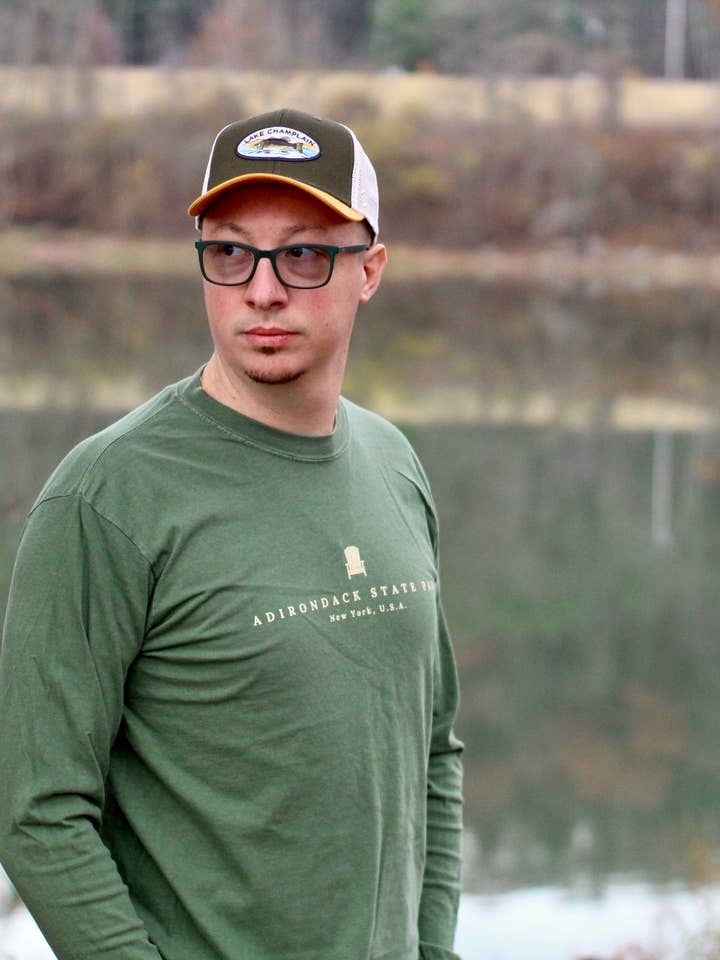 Just Wandering Co. - Wholesale Screen Printed T-Shirt - Women's - Adirondack Park Long Sleeve Shirt | Plattsburgh, New York |1