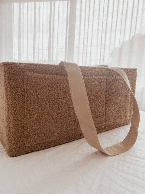 Petite + Co - Wholesale Diaper Caddy - Baby - NAPPY CADDY ORGANISER - TEDDY BROWN6