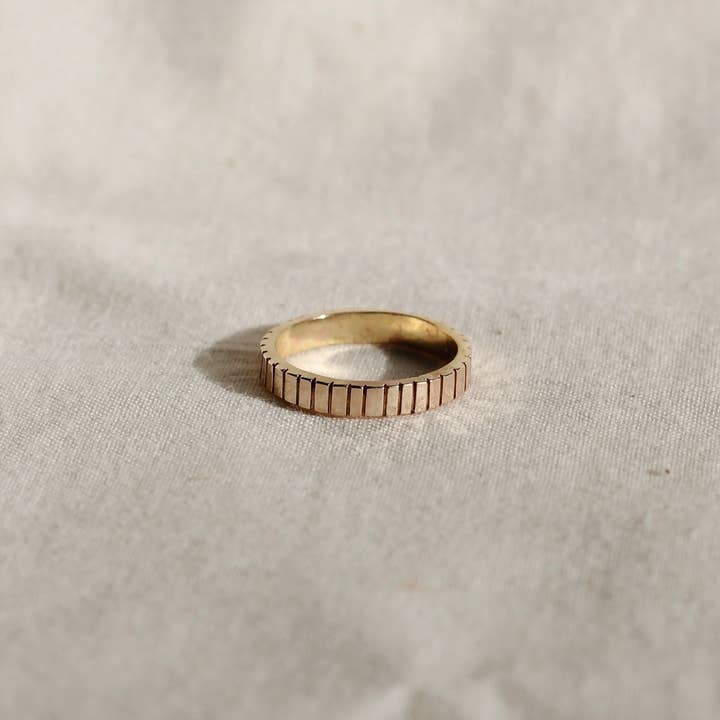 Ribbed Ring for wholesale by SolidWerks