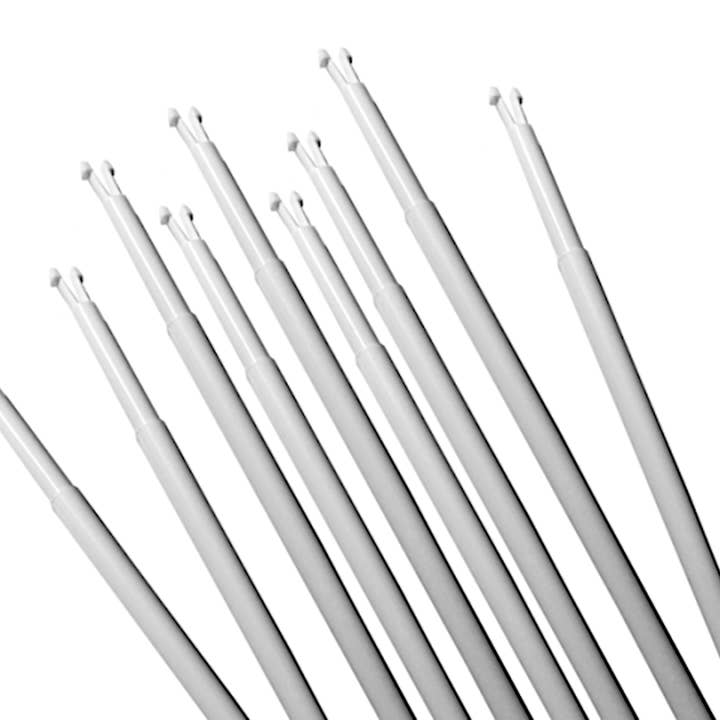 Snap Lock 15in. White Stick (permanent locking) for wholesale by Control Balloon Products