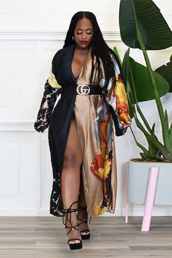 Aria Romance - Wholesale Kimono - Women's - Colorblock Smock Top14