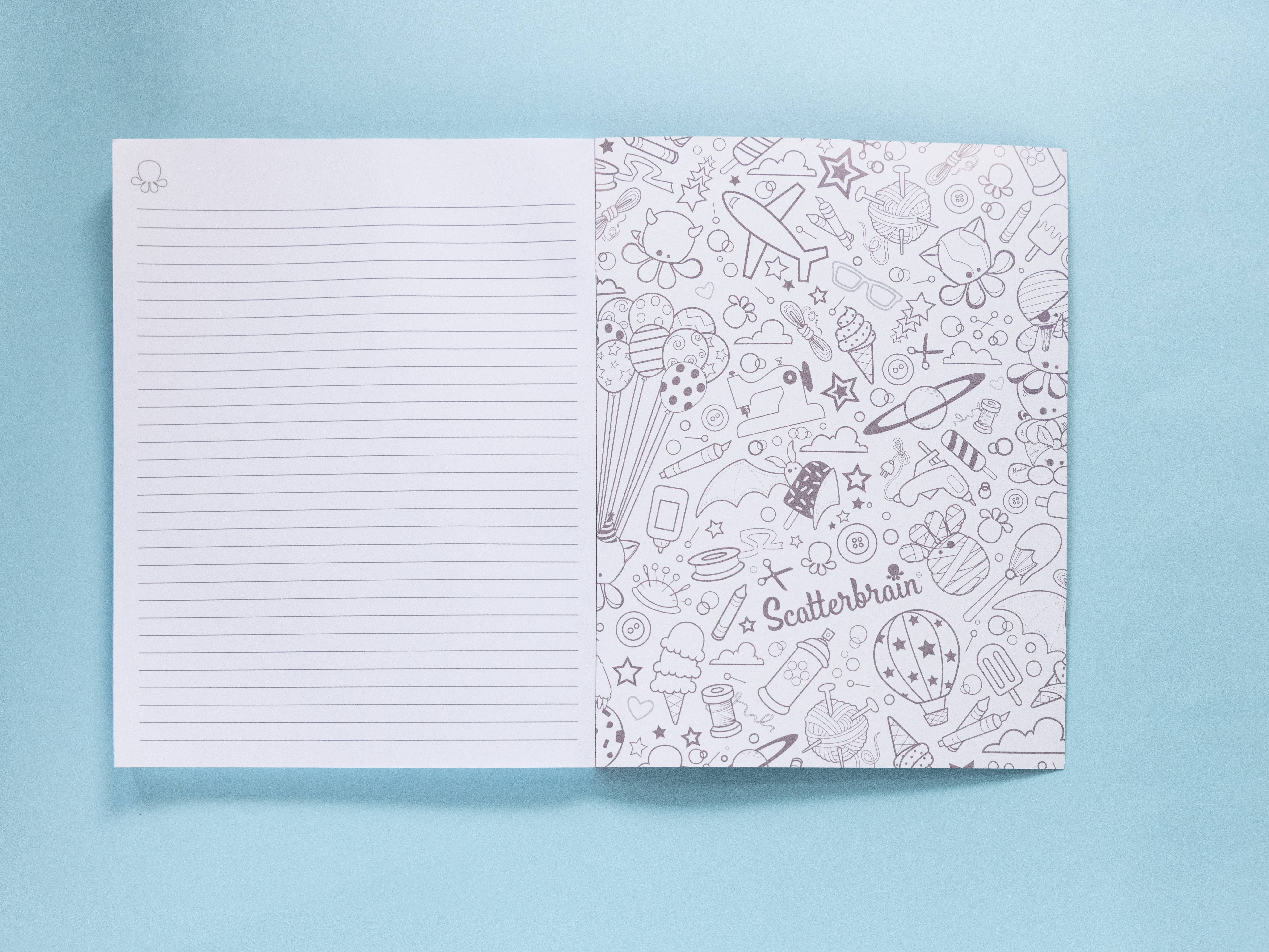 Scatterbrain - Wholesale Notebook - Space Case Composition Notebook3