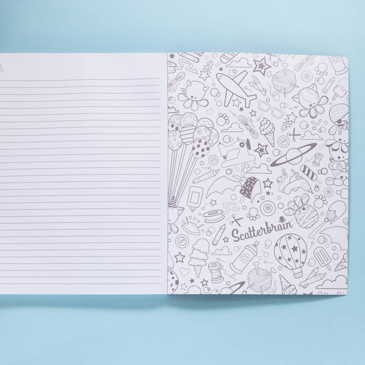 Scatterbrain - Wholesale Notebook - Space Case Composition Notebook3