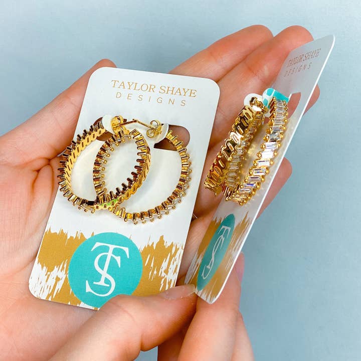 Taylor Shaye Designs - Wholesale Hoop Earrings - Pretty Girl Hoops1