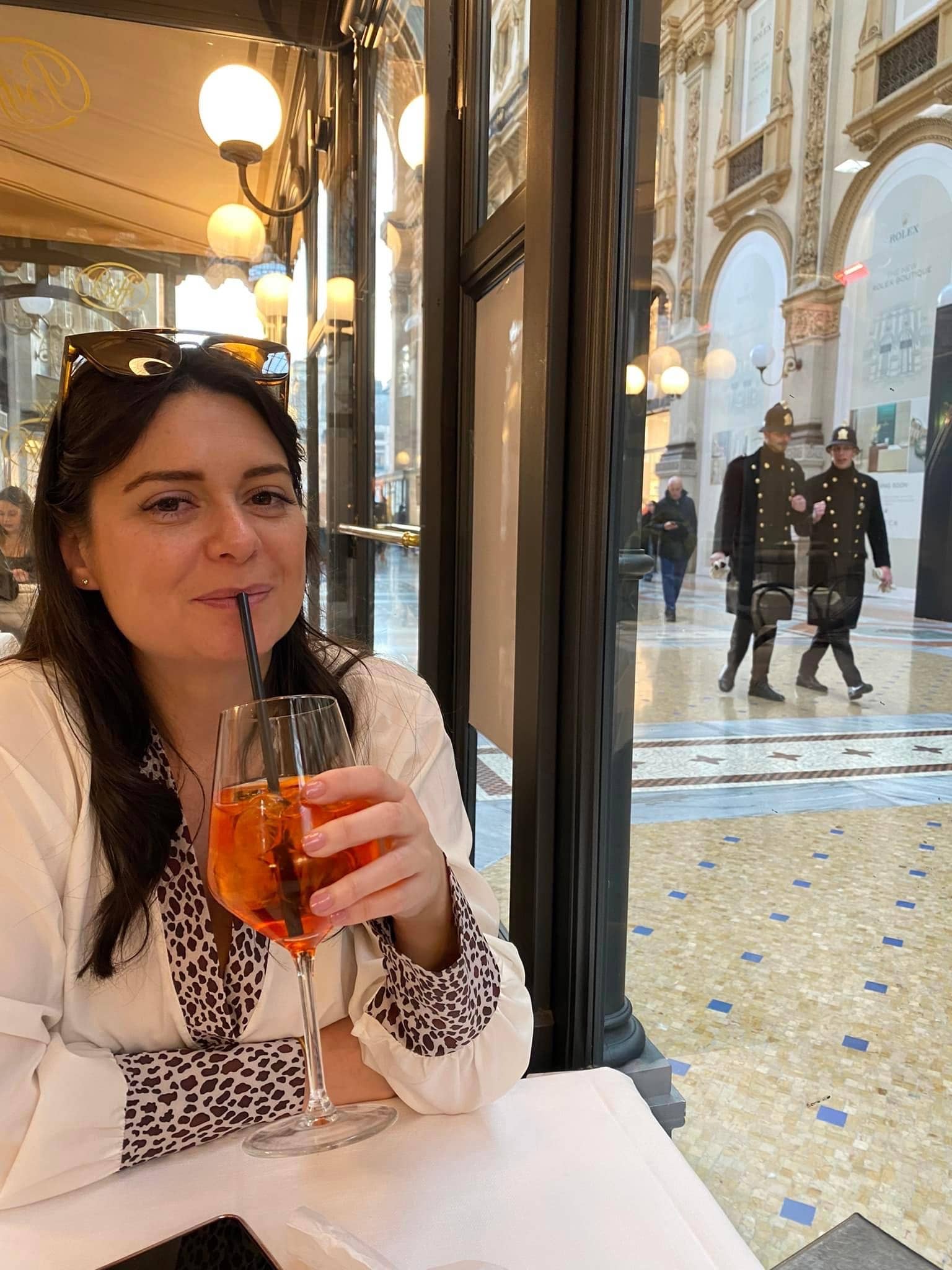 B.Boutique – wholesale Blouse – Women’s – Leopard print trim top6