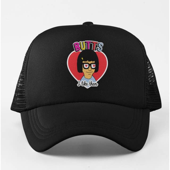 Butts I Love Them Tina Bob's Burger Hat for wholesale by Queerky