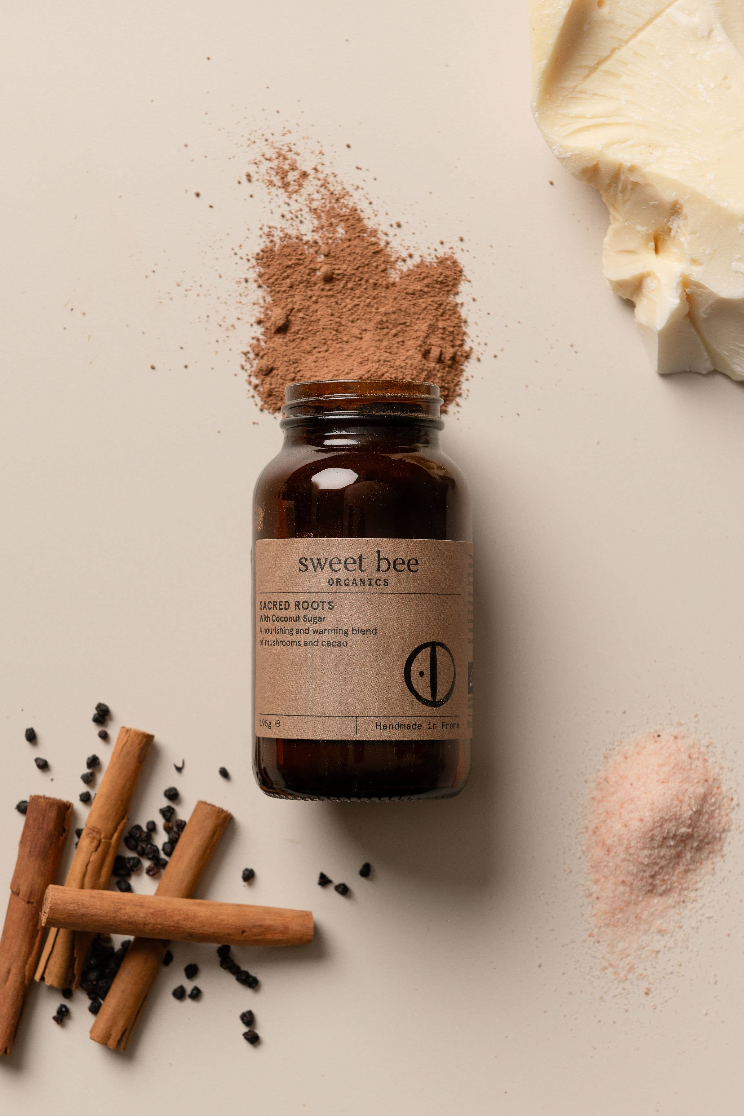 Sweet Bee Organics USA - Wholesale Hot Cocoa Mix/Kit - Sacred Roots Healing Chocolate