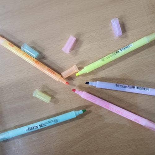 BCZShop - Wholesale Highlighter - BOBBA ERASABLE 5 COLOR HIGHLIGHTER SET3