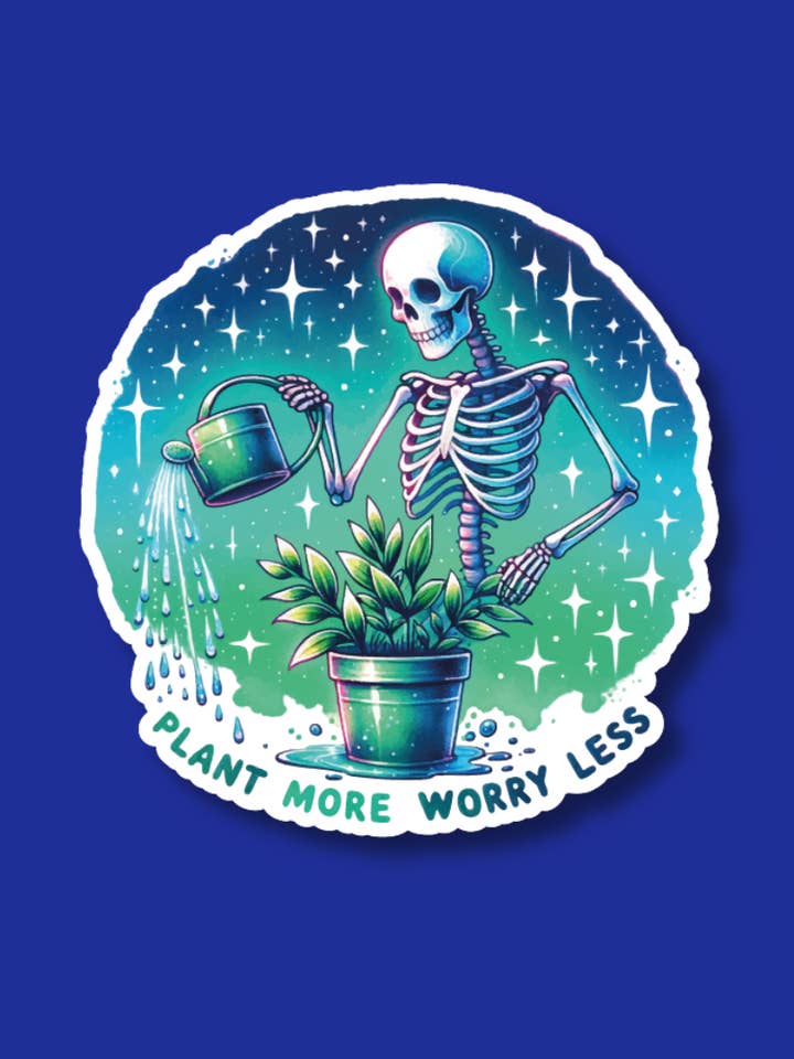 Badge Reel Topper - Plant More - 2.5 Inch for wholesale by Snarkynurses