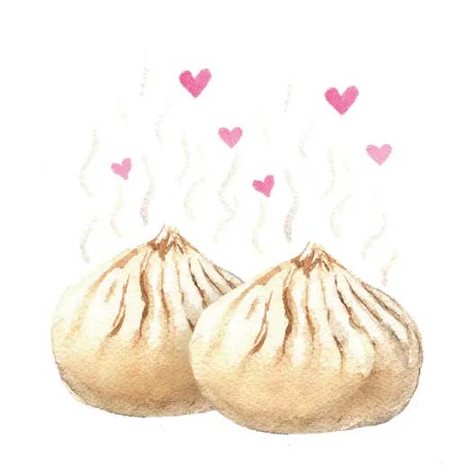 Bao Wow | Valentines Greeting Card for wholesale by Inkwell Cards