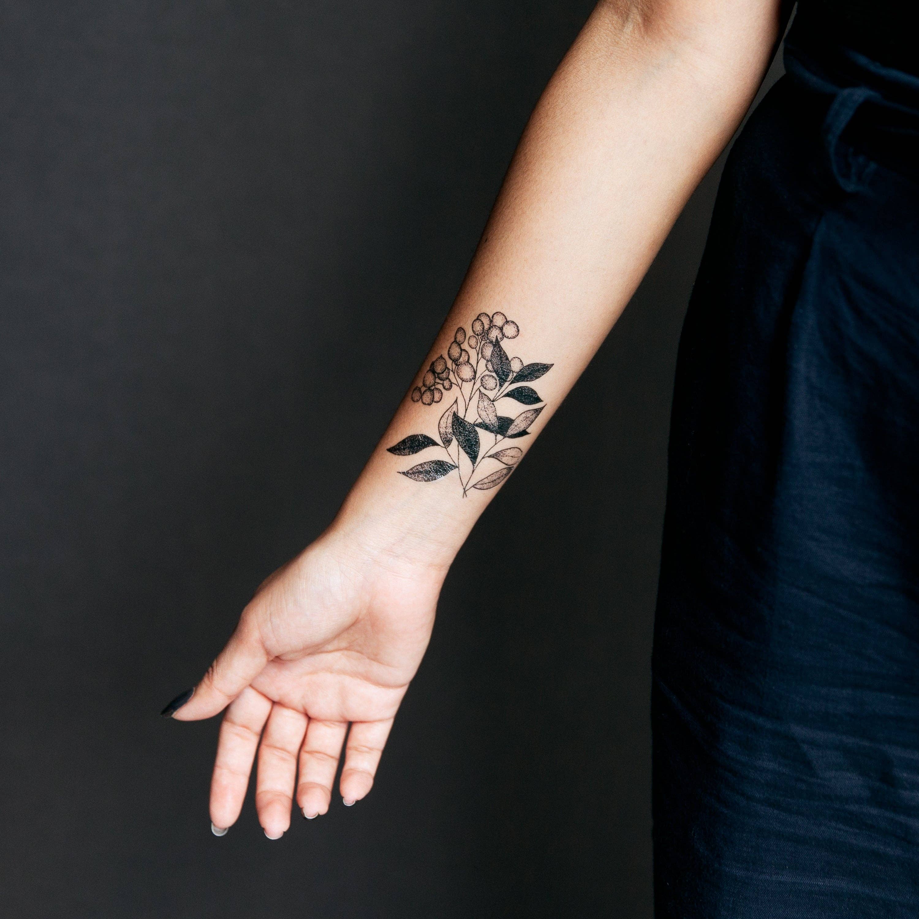 Tattly - Vente Tatouages temporaires - Set de tatouage Flore et Faune4